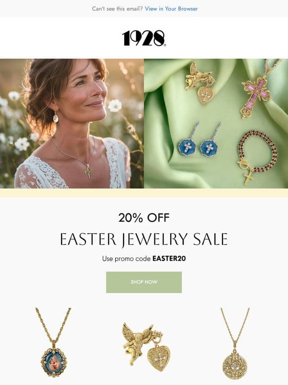 EASTER JEWELRY SALE! 20% OFF!