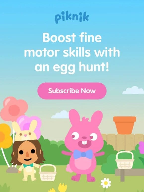 EASTER UPDATE: Boost fine motor skills with an egg hunt!