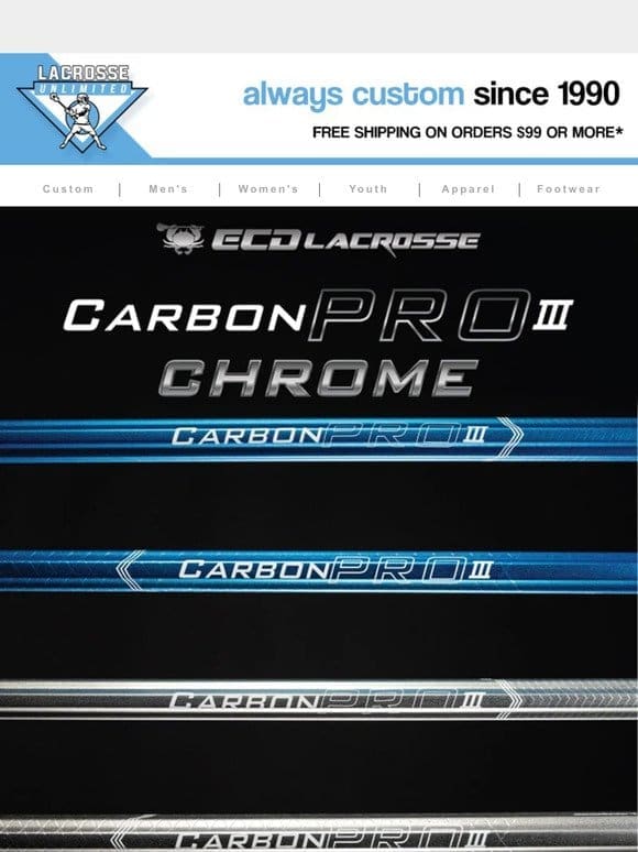 ECD Carbon Pro Chrome Shafts Are Here