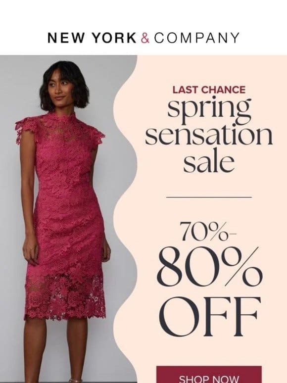 ENDING SOON – The Spring Sensation Sale!