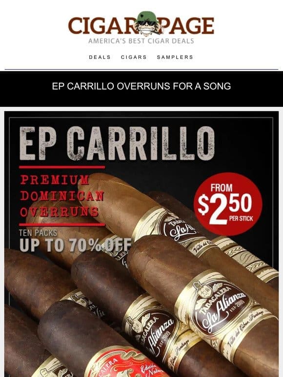 EP Carrillo Overruns from $2.50