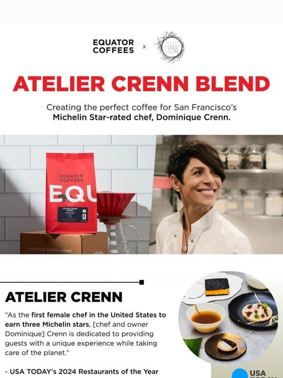 EQ Coffee + Michelin Star Chef