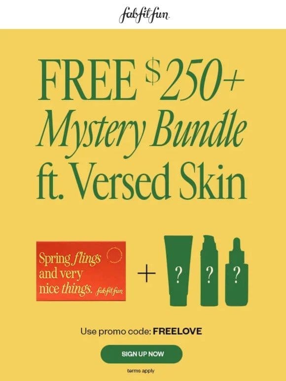 EXTENDED! Get a FREE Mystery Bundle when you sign up!