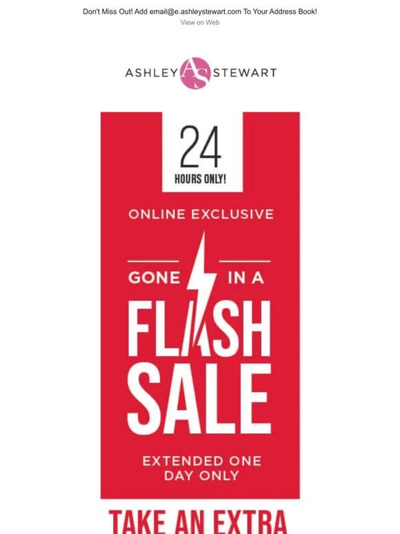 EXTRA 50% OFF FLASH SALE – HOURS LEFT! ⏳