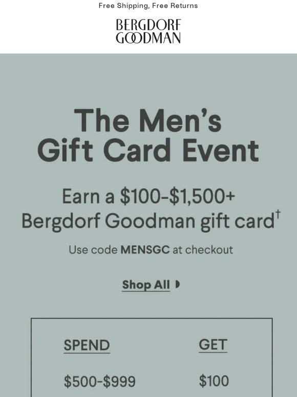 Earn Up to A $1，500 Gift Card