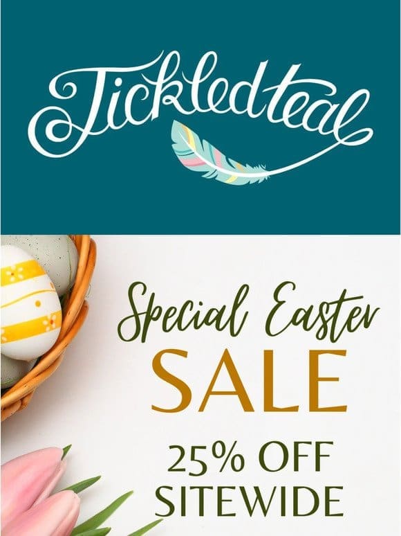Easter SALE 25% off