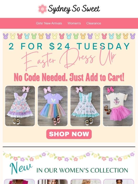 Easter is On Sale! It’s 2 for Tuesday (and Wednesday!)