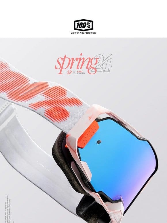 Elevate Your Riding Experience With The 100% SP24 Goggle Collection.
