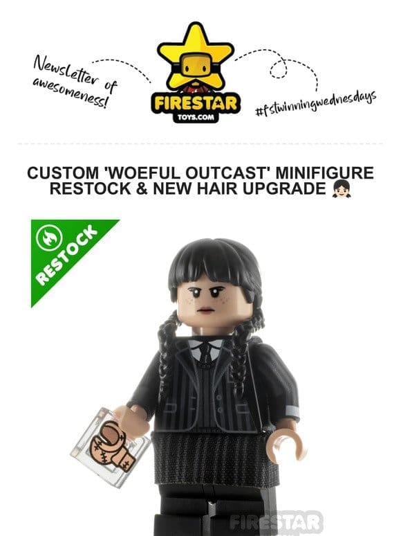 Embrace the darkness of the ‘Woeful Outcast’ custom minifigure