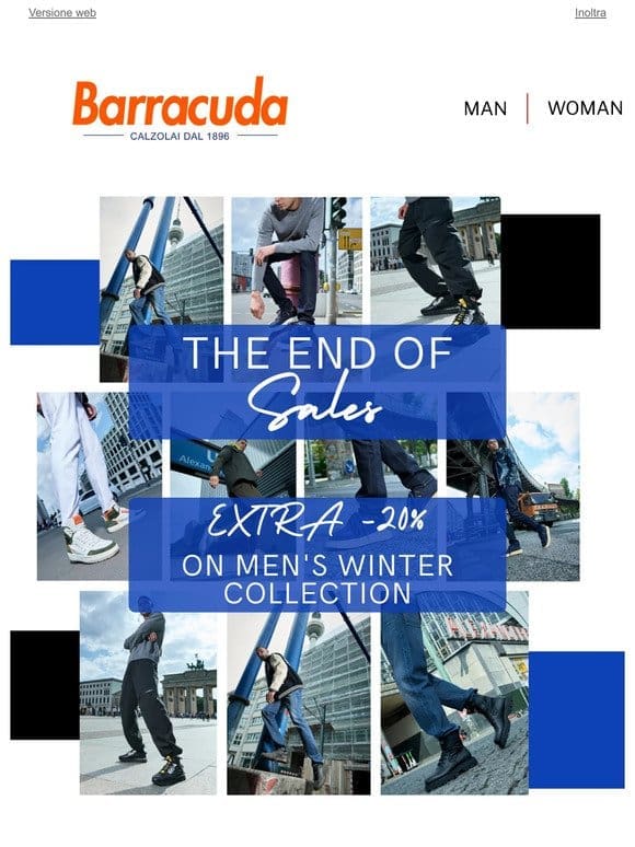 End of sales | Extra -20%