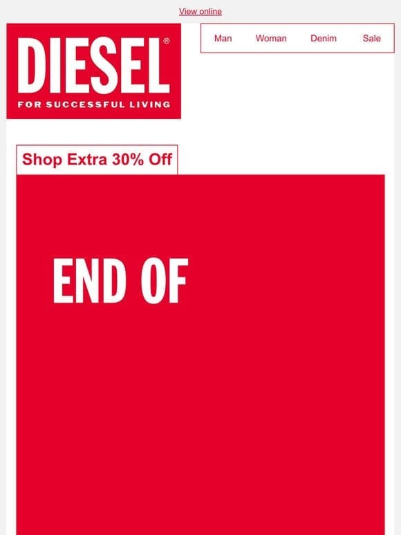 Ending Soon: Extra 30% Off Sale