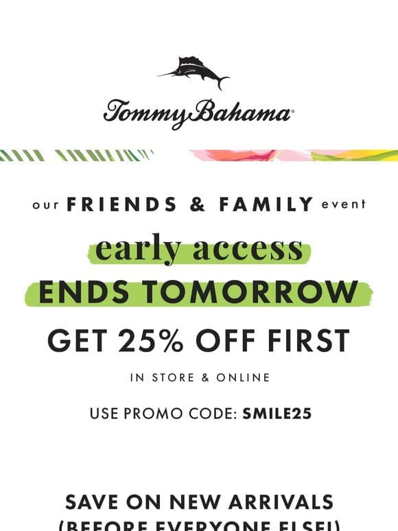 Ends Tomorrow: Early Access 25% Off