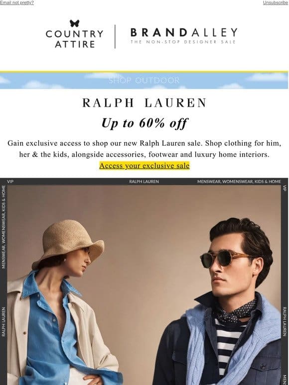 Exclusive Access: Ralph Lauren