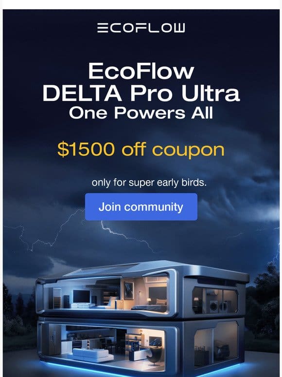 Exclusive Offer: Secure Your Special Price for DELTA Pro Ultra Now!