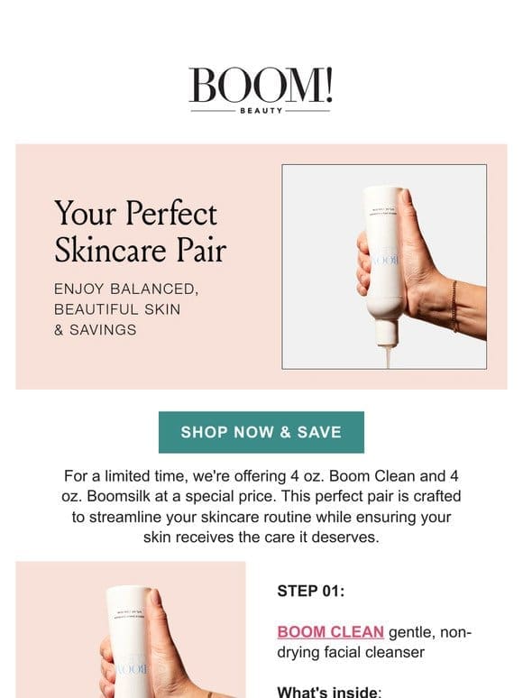 Exclusive duo deal: simplify your skincare