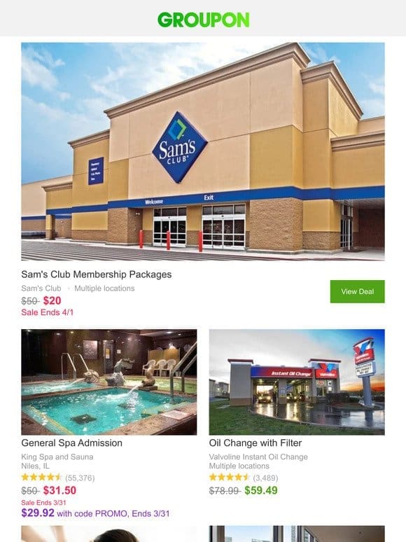 Extra $5 Off: Sam’s Club Membership for only $20!