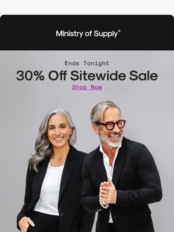 FINAL DAY: 30% Off Sitewide