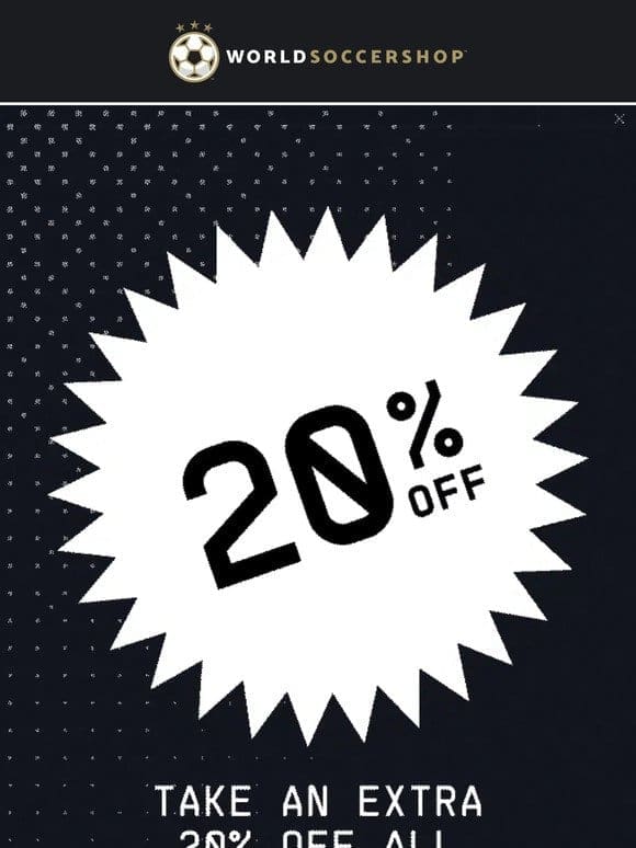 FINAL HOURS – Save an EXTRA 20% on All Sale Items! Coupon Inside!