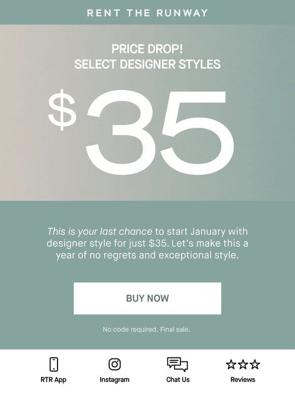 FINAL HOURS: Styles starting at $35
