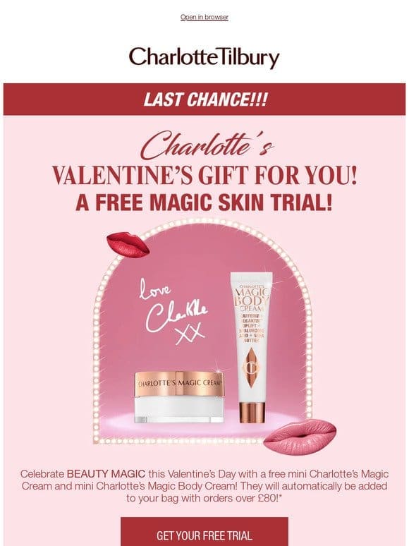 FINAL HOURS: Your FREE Magic Skin Trial! ✨