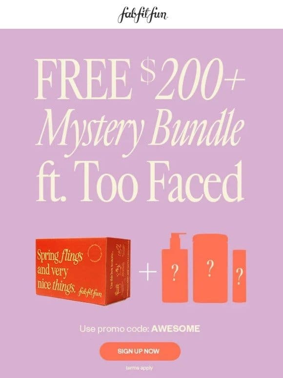 FREE $200 Mystery Bundle Inside!