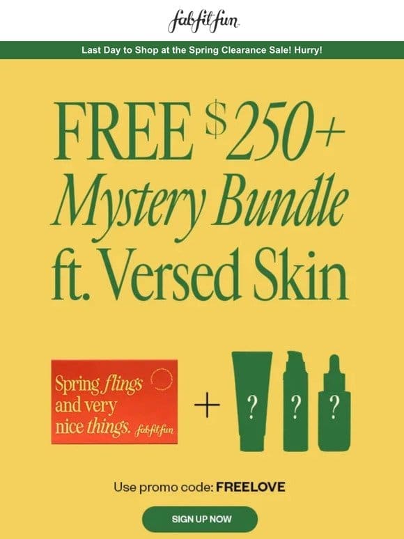 FREE $250+ Mystery Bundle inside!