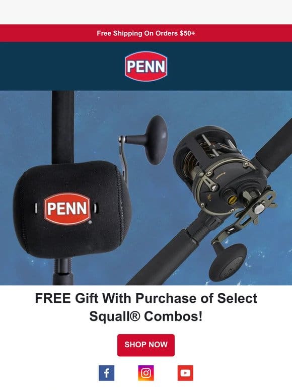 FREE Gift With Purchase of Select Squall® Combos