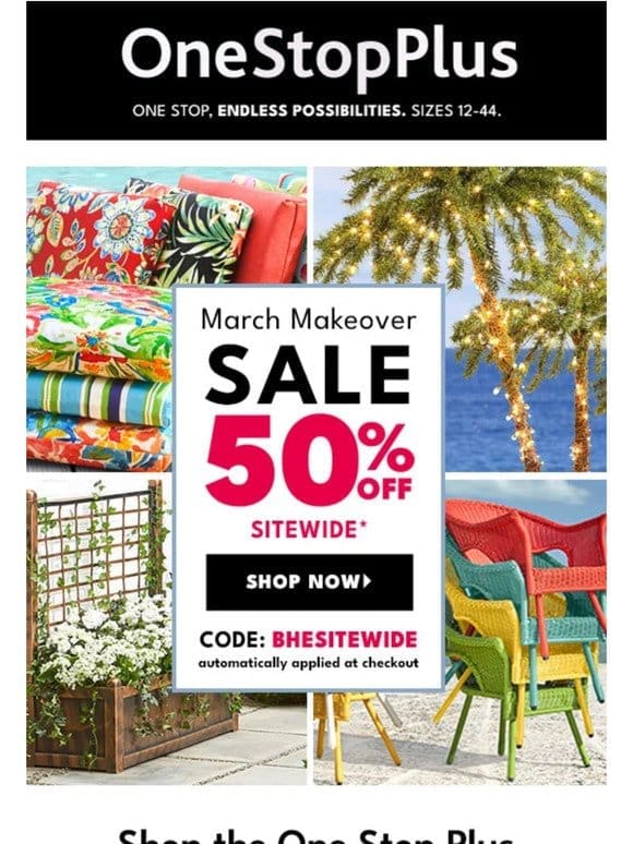 FWD: 50% off Brylane Home sitewide sale