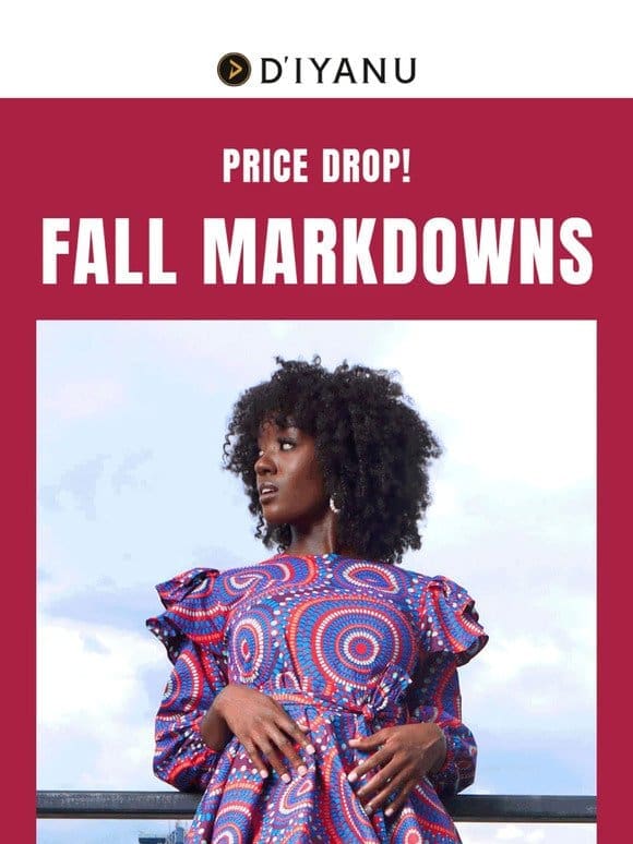 Fall Markdowns!!