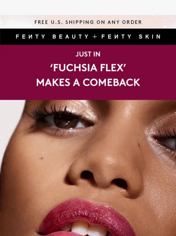 Fam-fave ‘Fuchsia Flex’ Gloss Bomb is ✨BACK✨