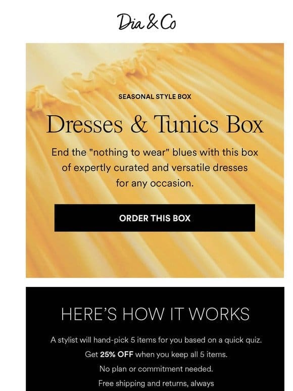 Feb Style Crush: Dresses and Tunics Box