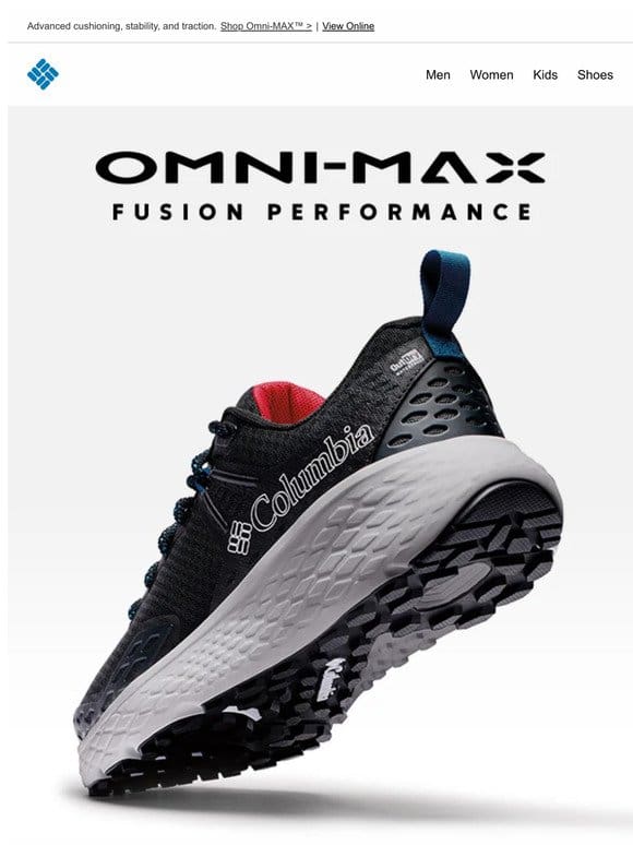 Feel the difference with Omni-MAX™ shoes.