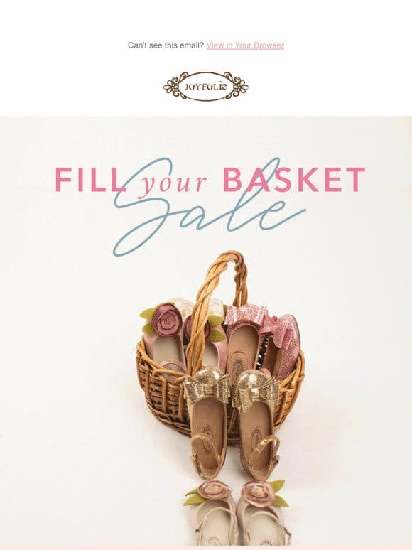 Fill your basket for up to 50% off!