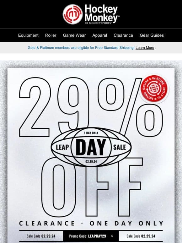 Final Hours! Leap Day Sale – Save 29% on Clearance!