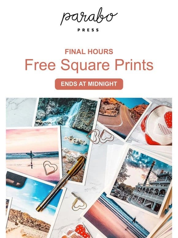 Final Hours for Free Square Prints ❤️