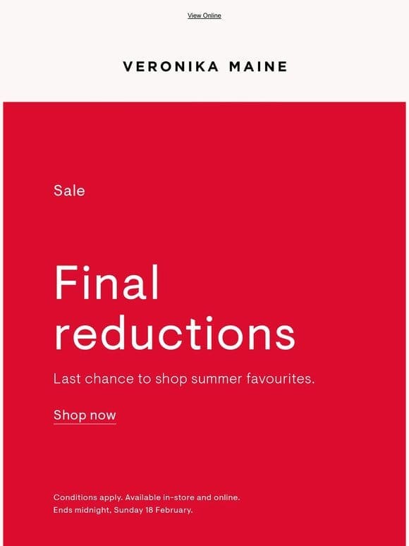 Final reductions: Find a new sale favourite