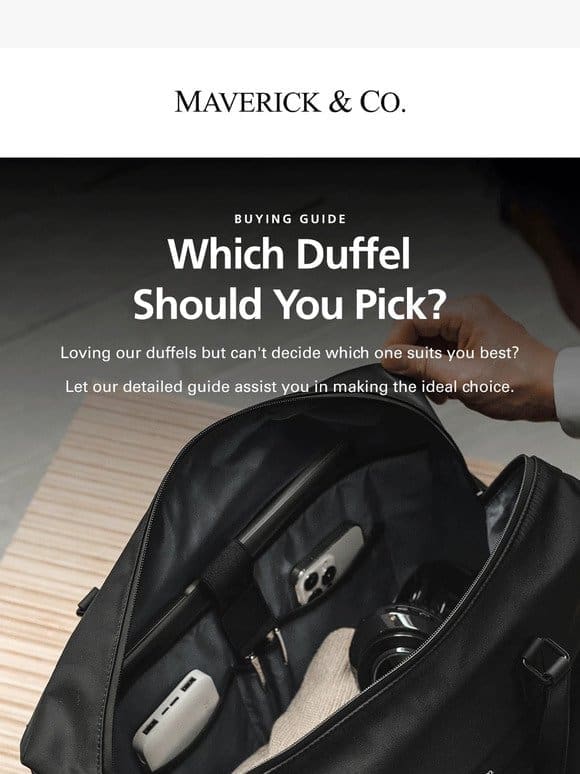 Find Your Perfect Duffel