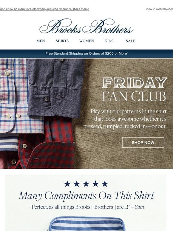 Find out why everyone loves Friday (shirts)