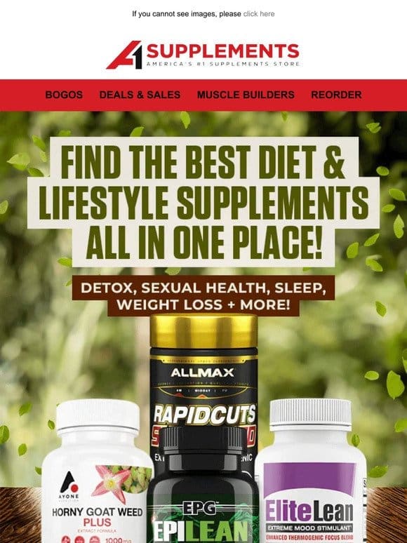 Find the Best Diet & Lifestyle Supplements All in One Place!