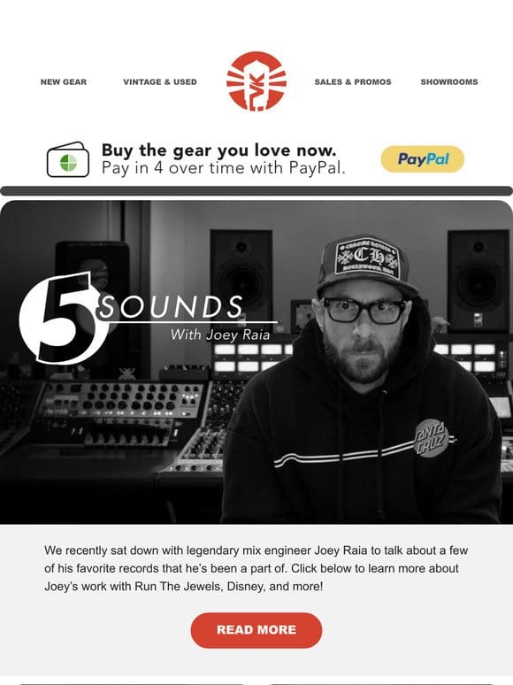 Five Sounds With Joey Raia