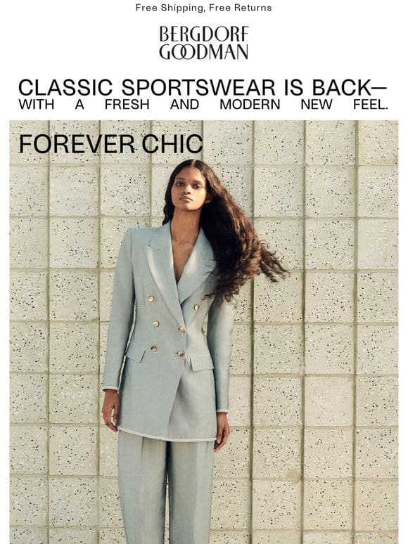 Forever Chic: Sportswear Is Back