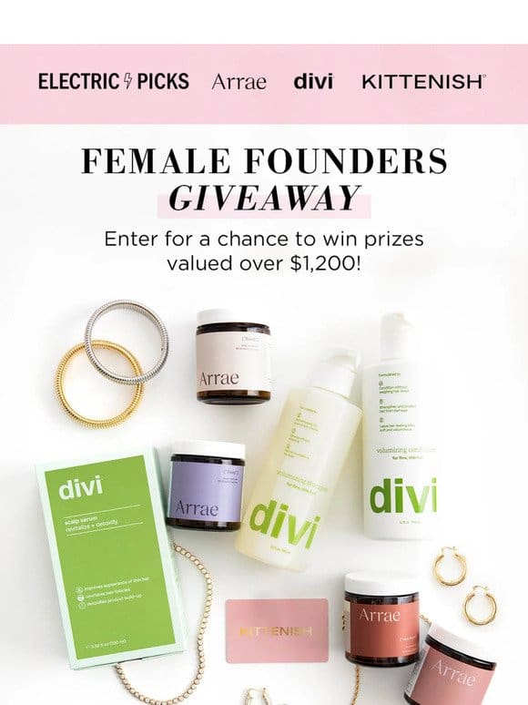 Founder’s Giveaway: For Girls Eyes Only