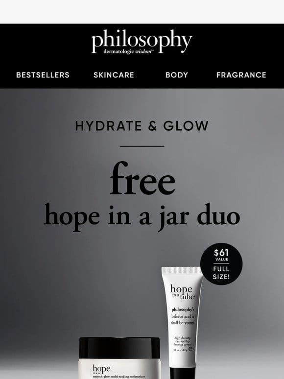 Free Full-Size Gift To Hydrate & Smooth