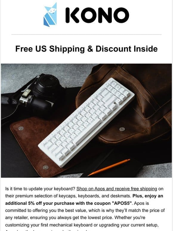 Free US Shipping & Discount Inside