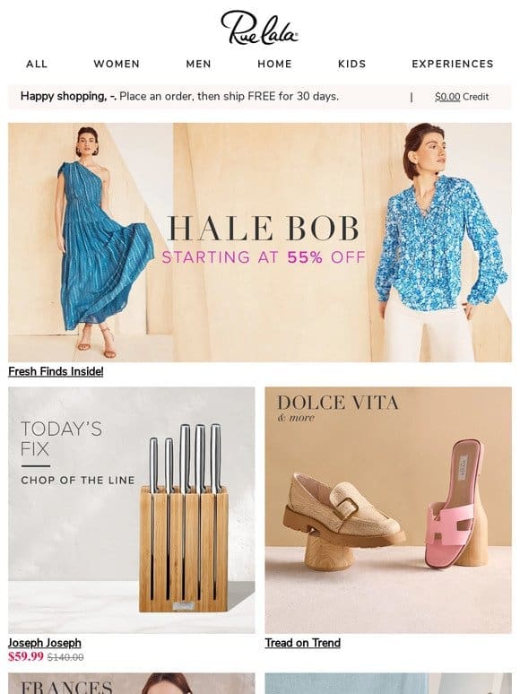 Fresh-In Hale Bob Starting at 55% Off • Dolce Vita & More Shoes
