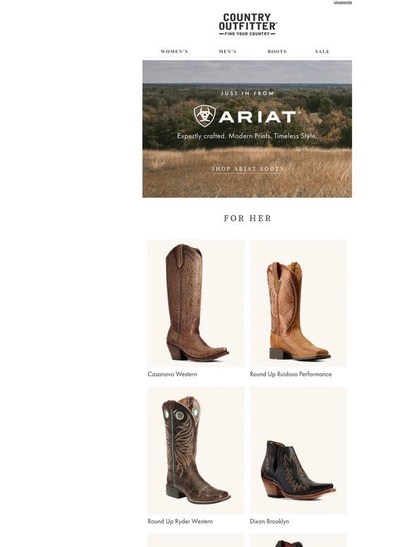 Fresh New Boots From Ariat
