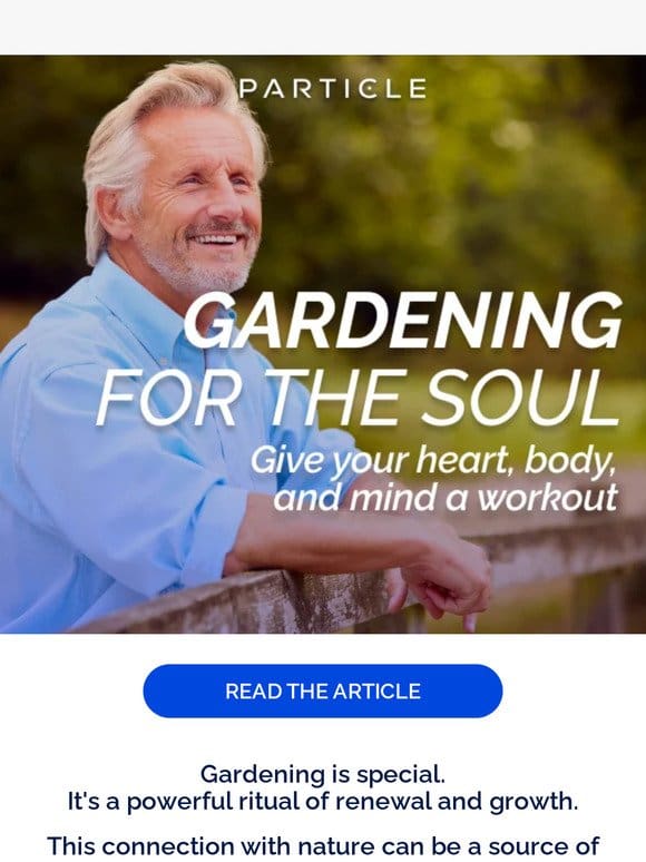 Gardening For The Soul