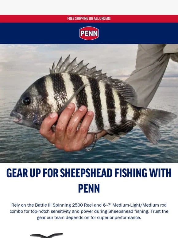 Gear Up To Battle Sheepshead With PENN