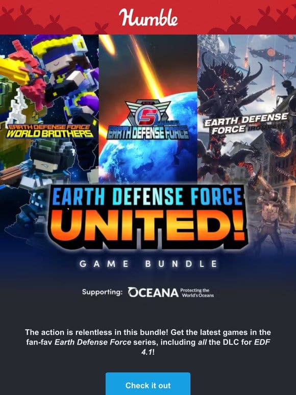 Get Earth Defense Force 5， EDF: World Brothers + more frantic shooters!