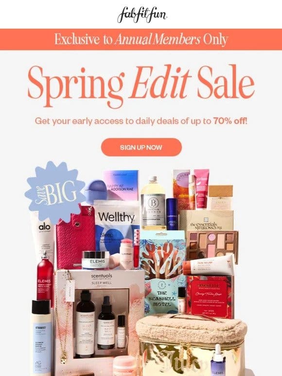 Get Ready to Bloom!   Spring Edit Sale is now OPEN!